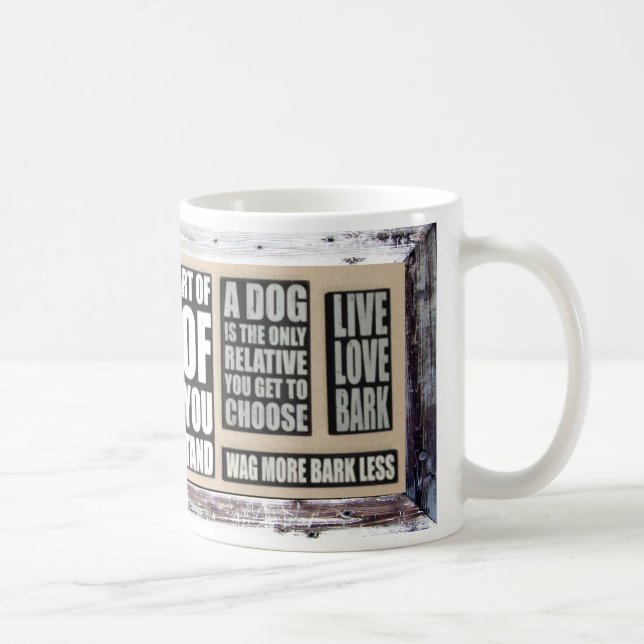 I Liebe mein Hund Kaffeetasse (Rechts)
