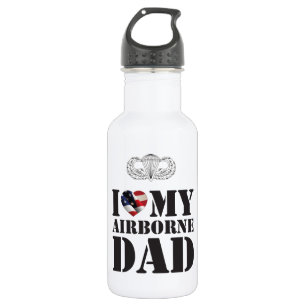 I LIEBE MEIN IM FLUGZEUG VATER TRINKFLASCHE
