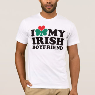 I Liebe mein irischer Freund T-Shirt