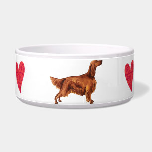 I Liebe mein Irischer Setter Napf