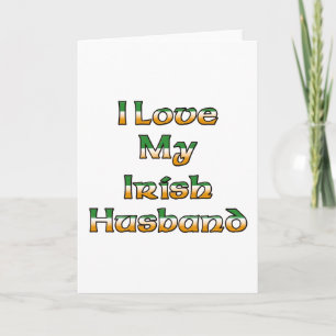 I Liebe Mein Irish Husband Karte