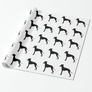 I Liebe mein italienischer Windhund mit der Tatze Geschenkpapier