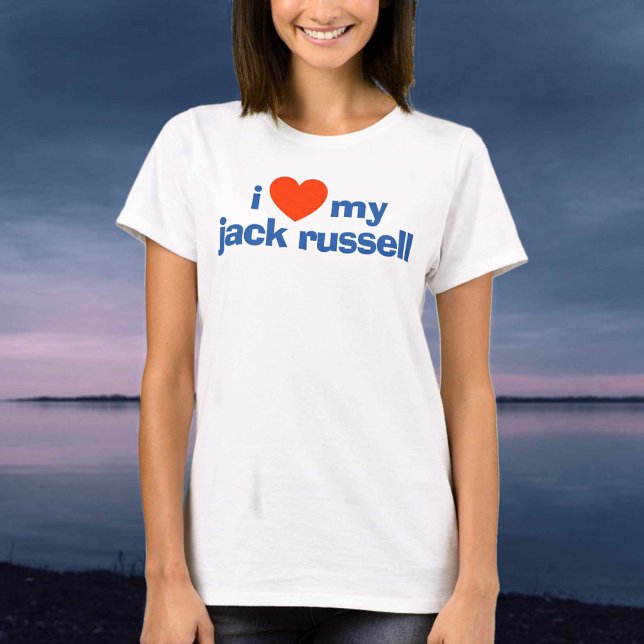 I Liebe Mein Jack Russell T-Shirt (Von Creator hochgeladen)