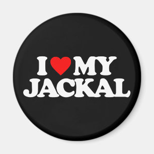I LIEBE MEIN JACKAL MAGNET