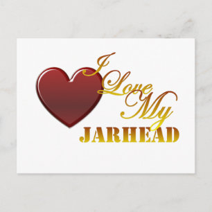 I Liebe Mein Jarhead 1 Postkarte