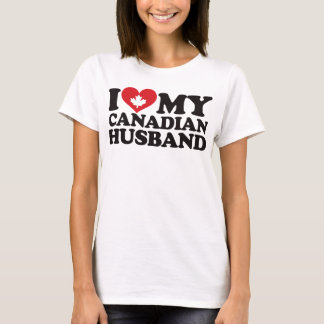 I Liebe mein kanadischer Ehemann T-Shirt