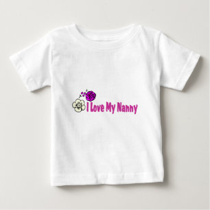 I Liebe mein Kindermädchen Baby T-shirt