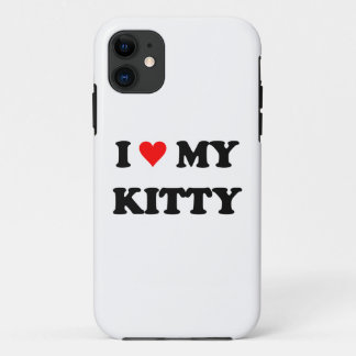 I Liebe mein Kitty iPhone 11 Hülle