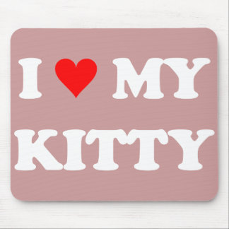 I Liebe mein Kitty Mousepad