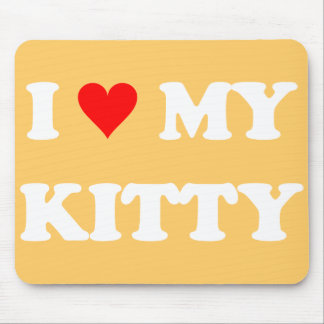 I Liebe mein Kitty Mousepad