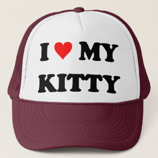 I Liebe mein Kitty Truckerkappe