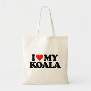 I LIEBE MEIN KOALA TRAGETASCHE