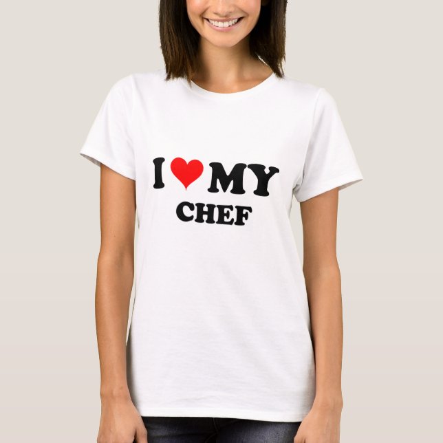 I Liebe mein Koch T-Shirt (Vorderseite)