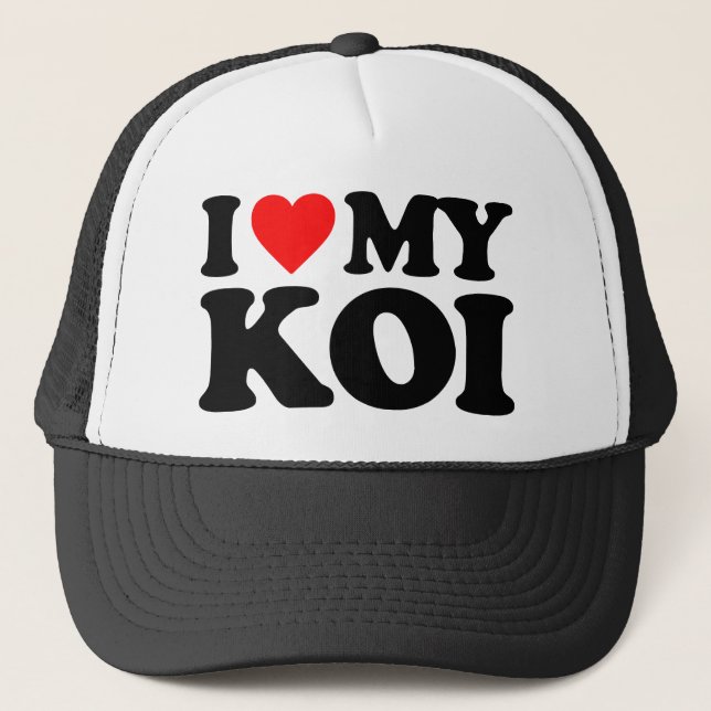 I LIEBE MEIN KOI TRUCKERKAPPE (Vorderseite)