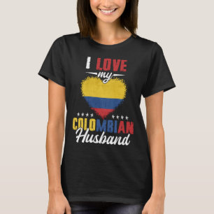 I Liebe mein kolumbianischer Ehemann Pride Colombi T-Shirt