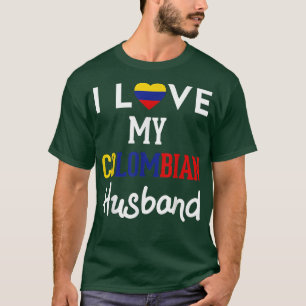 I Liebe mein kolumbianischer Ehemann Pride Colombi T-Shirt