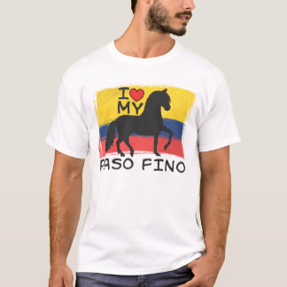 I Liebe mein kolumbianisches Paso Fino T-Shirt