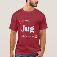 I Liebe mein Krug (weiblicher Hund)