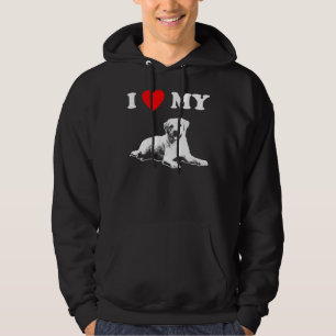 I Liebe Mein Labrador 4 Hoodie