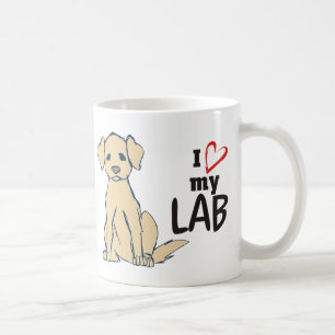 I Liebe mein Labrador-Labrador-Retriever Kaffeetasse