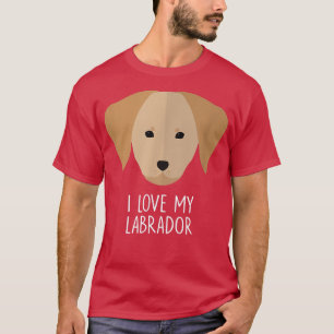 I Liebe Mein Labrador TCute Labrador Welpenbesi T-Shirt