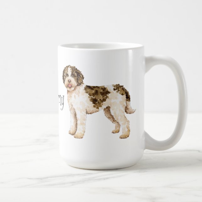 I Liebe mein Lagotto Kaffeetasse (Rechts)