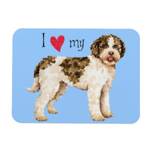 I Liebe mein Lagotto Magnet