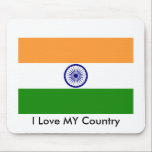 I Liebe MEIN LAND Indien Mousepad<br><div class="desc">"I Liebe MY Country India",  "India Flag The MUSEUM Zazzle",  klassische Kartenwahl. Neueste,  beste,  größte,  feine,  kolossale,  gigantische,  beste,  Zuhause,  größte,  Museum,  Künstler,  Serie,  Portrait,  groß,  groß,  grau,  grau,  museum,  jgibsphotoart,  art,  malerei,  giclee,  Leinwand,  print,  poster,  poster, ,  zazzle,  serie,  postcard,  artist,  series,  newest,  best,  fine,  poster,  goggle,  facebook</div>