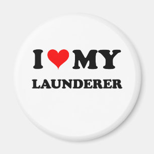 I Liebe mein Launderer Magnet