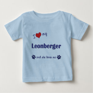 I Liebe mein Leonberger (weiblicher Hund) Baby T-shirt