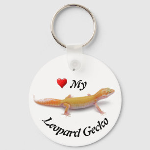 I Liebe Mein Leopard Gecko Schlüsselanhänger