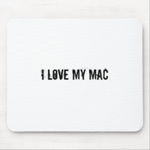 I Liebe mein Mac-Mousepad Mousepad