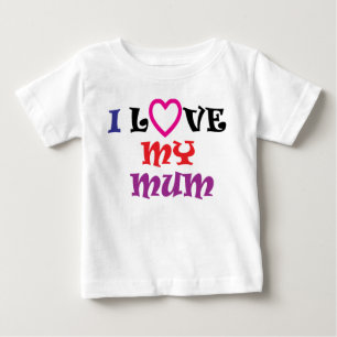 I Liebe mein Mama-T-Shirt Baby T-shirt