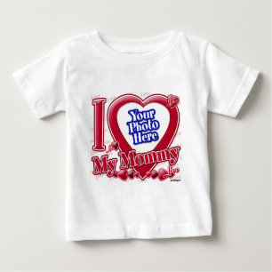 I Liebe Mein Mami - Foto Baby T-shirt