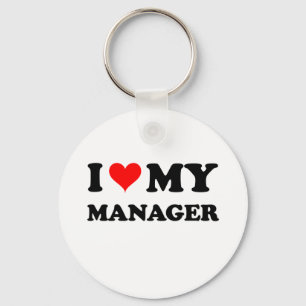 I Liebe mein Manager Schlüsselanhänger
