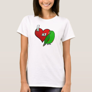 I Liebe mein männliches Vosmaeri Eclectus T-Shirt