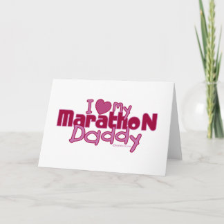 I Liebe mein Marathon-Vati Karte