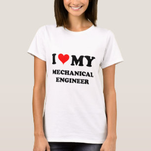 I Liebe mein Maschinenbauingenieur T-Shirt