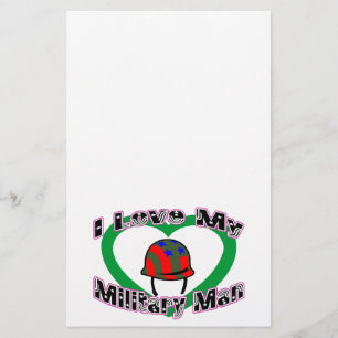 I Liebe mein Militärmann Briefpapier