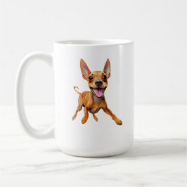 I LIEBE MEIN MINPIN Mininpin Minipinscher Hundedat Kaffeetasse