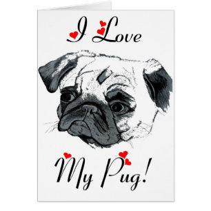 I Liebe mein Mops! Niedlich