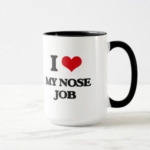I Liebe mein Nasen-Job Tasse