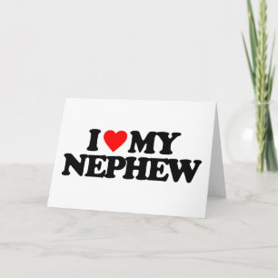 I LIEBE MEIN NEFFE KARTE