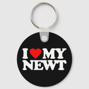 I LIEBE MEIN NEWT SCHLÜSSELANHÄNGER