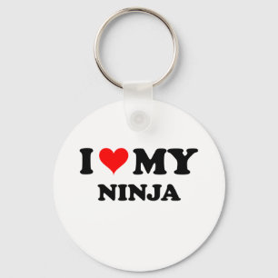 I Liebe mein Ninja Schlüsselanhänger