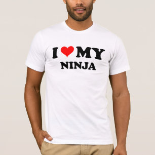 I Liebe mein Ninja T-Shirt