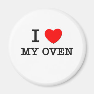 I Liebe mein Ofen Magnet
