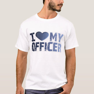 I Liebe mein Offizier T-Shirt