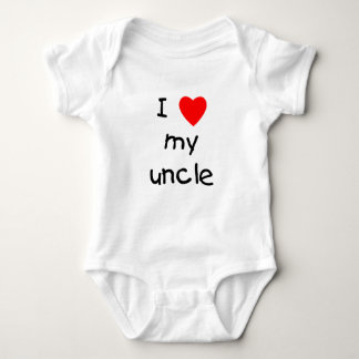 I Liebe mein Onkel Baby Strampler