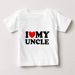I Liebe mein Onkel Baby T-shirt